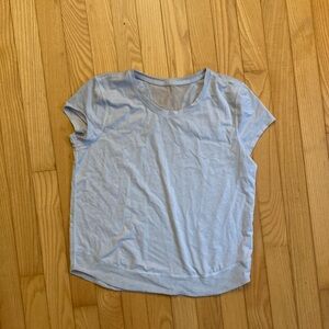 Athleta Girl Light Blue Short Sleeve Tee